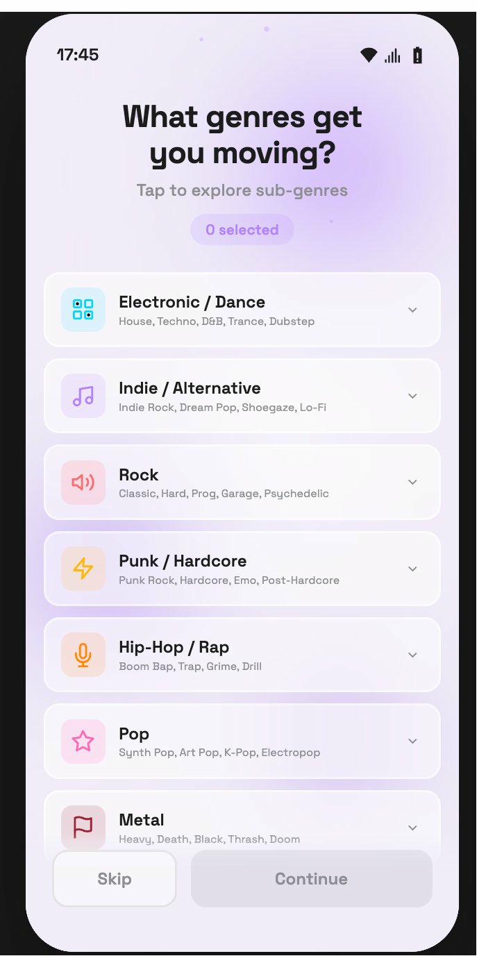 Soundcheck — tell us what you're into